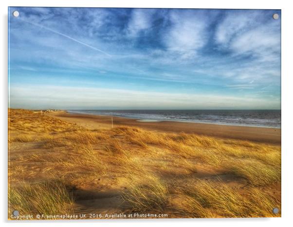 Camber Sands  Acrylic by Framemeplease UK