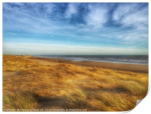Camber Sands  Print by Framemeplease UK