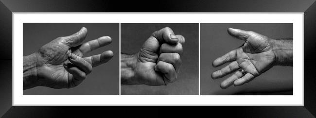 Gestures Framed Print by Philip Hodges aFIAP ,