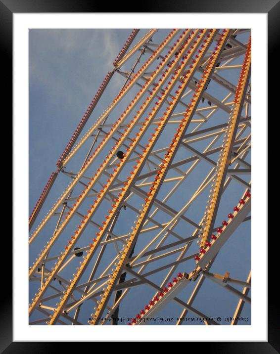 Aberdeen Big Wheel Framed Mounted Print by Jennifer Henderson