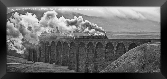 Cumbrian Mountain Express Framed Print by MICHAEL YATES