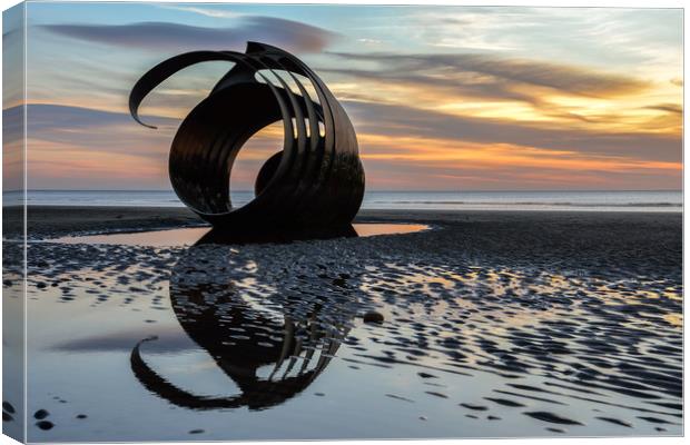 Sunset At Mary's Shell Cleveley's Canvas Print by Gary Kenyon