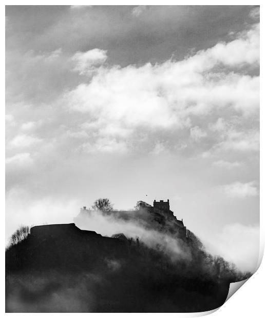 Stirling Castle and spring mist Print by Jade Scott