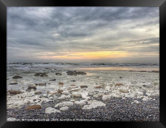 Birling Gap  Framed Print by Framemeplease UK