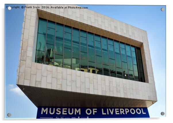 The Museum of Liverpool, Pier Head. Acrylic by Frank Irwin
