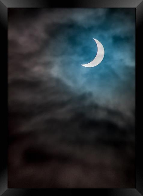 Solar Eclipse Framed Print by Paul Andrews