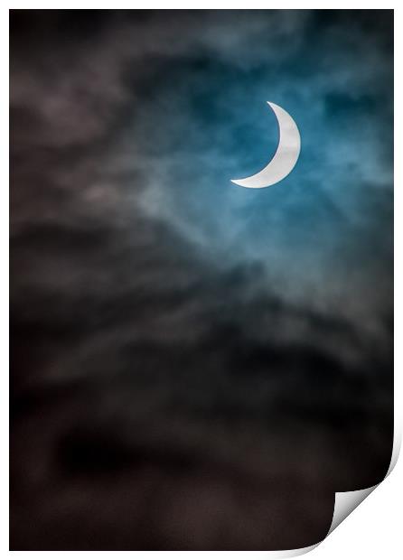Solar Eclipse Print by Paul Andrews