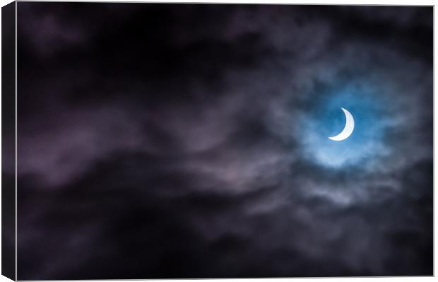 Solar Eclipse 2 Canvas Print by Paul Andrews