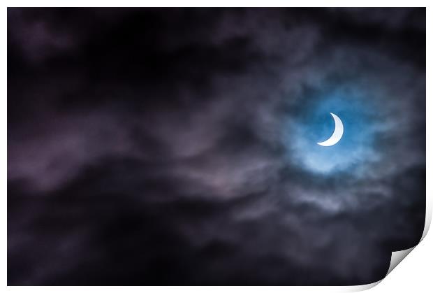 Solar Eclipse 2 Print by Paul Andrews
