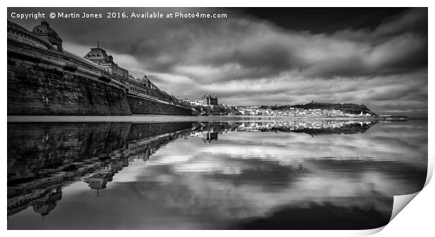 Scarborough from the Spa Print by K7 Photography