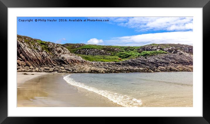 Sunshine, Sea and The Isle of Mull Framed Mounted Print by Naylor's Photography