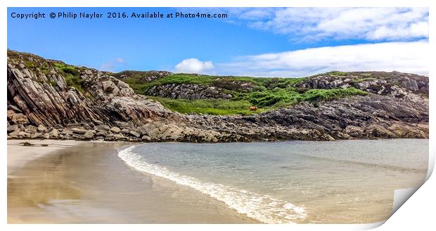 Sunshine, Sea and The Isle of Mull Print by Naylor's Photography