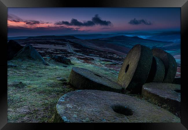 Stanage Edge Millstones #3 Framed Print by Paul Andrews
