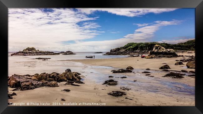 Postcard from Mull................ Framed Print by Naylor's Photography