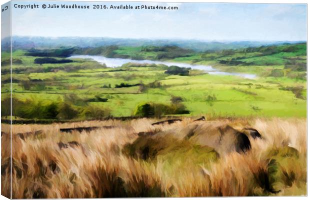 Staffordshire moorlands Canvas Print by Julie Woodhouse