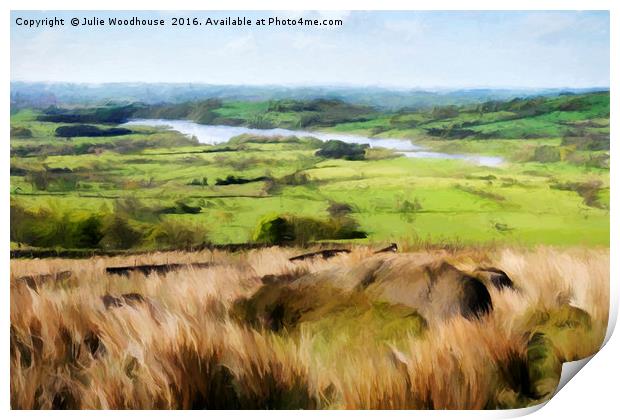 Staffordshire moorlands Print by Julie Woodhouse