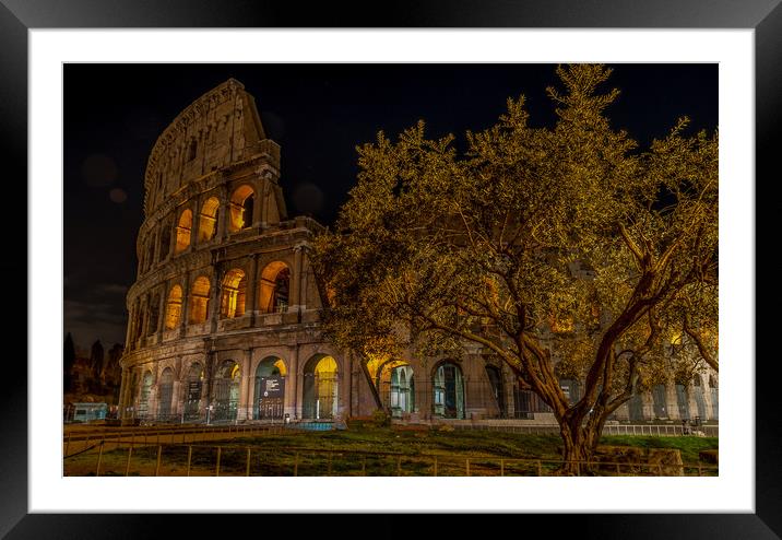 The Colosseum Framed Mounted Print by Paul Andrews
