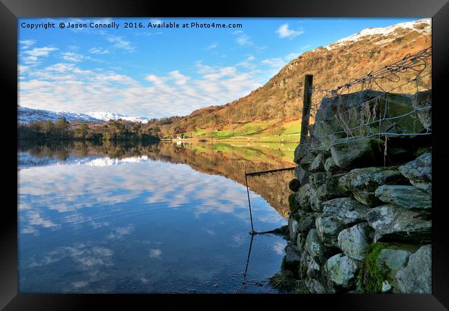 Rydal Water, Cumbria Framed Print by Jason Connolly
