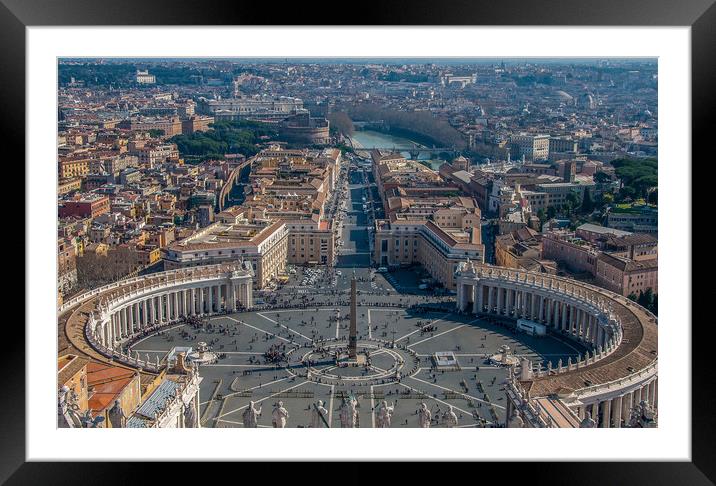 St Peters Square Framed Mounted Print by Paul Andrews