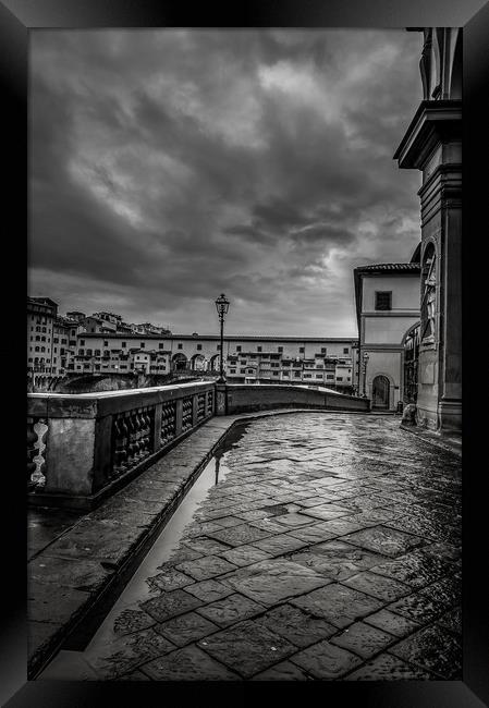 The Ponte Vecchio Framed Print by Paul Andrews