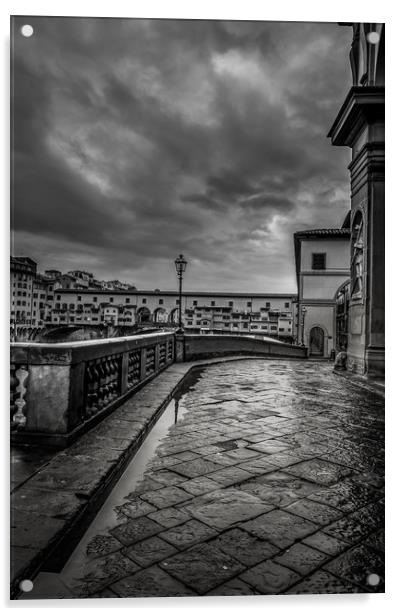 The Ponte Vecchio Acrylic by Paul Andrews