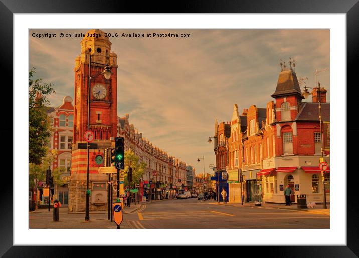 crouch end broadway  Framed Mounted Print by Heaven's Gift xxx68