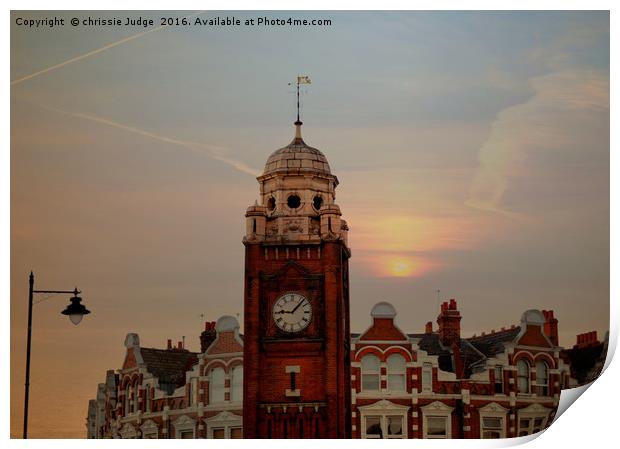 Clock-Tower,Crouch-end North London sunset  Print by Heaven's Gift xxx68