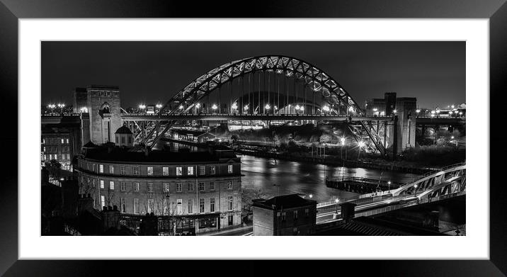 Tyne Bridge Framed Mounted Print by Andy Gibbins