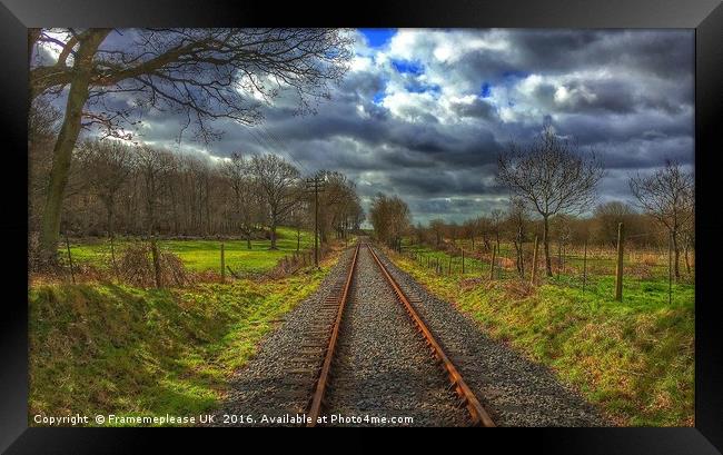 Storm Katie over Tenterden Framed Print by Framemeplease UK