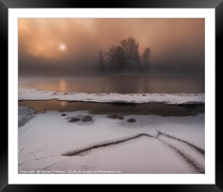 Middle of Winter Framed Mounted Print by Alexey Trofimov