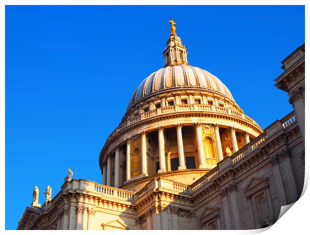 St Pauls Print by Victor Burnside