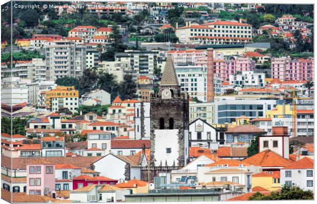 Funchal, Madeira Canvas Print by Mary Fletcher
