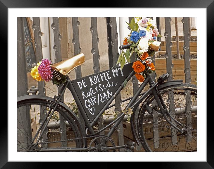 flower pedal power Framed Mounted Print by paul ratcliffe