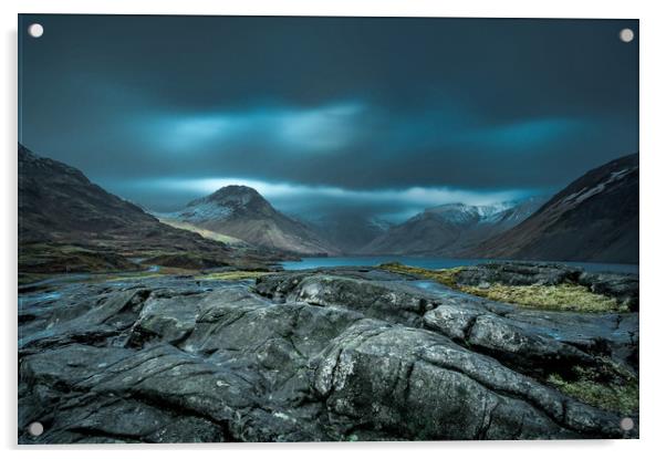 Wast Water Acrylic by Paul Andrews