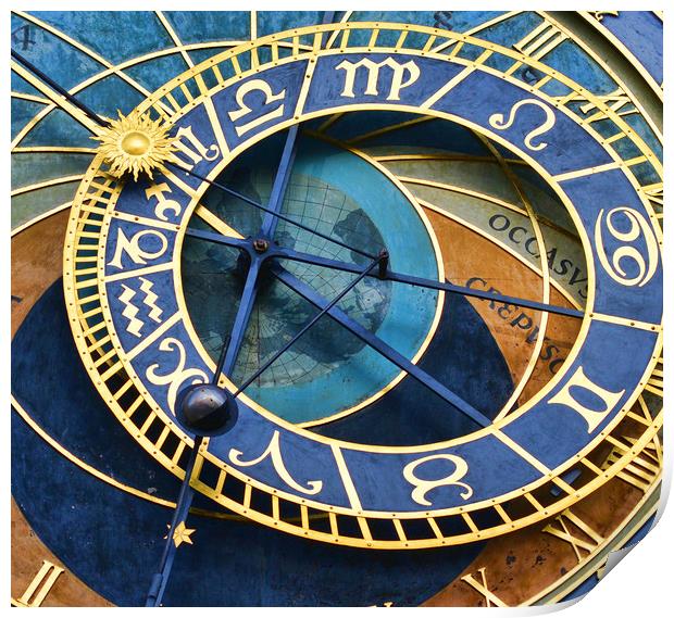 Astronomical Clock, Prague Print by Ann McGrath