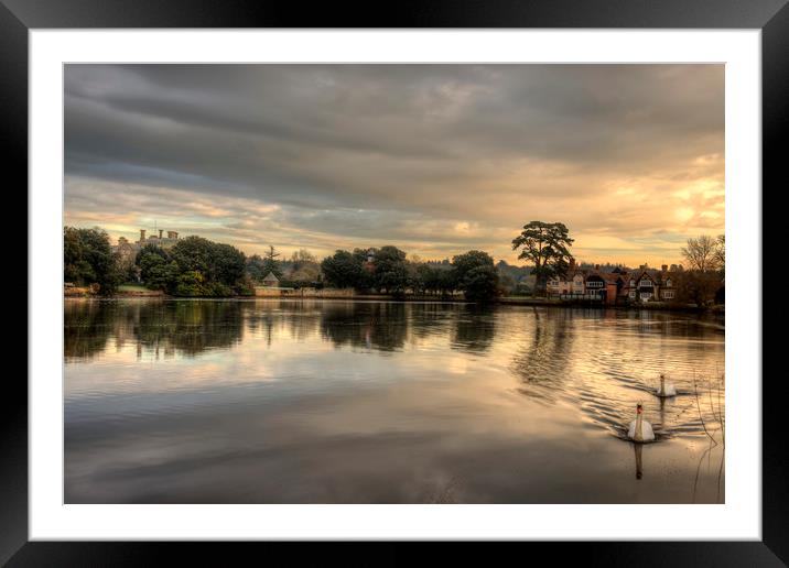 Mill Dam Beaulieu  Framed Mounted Print by Bob Barnes