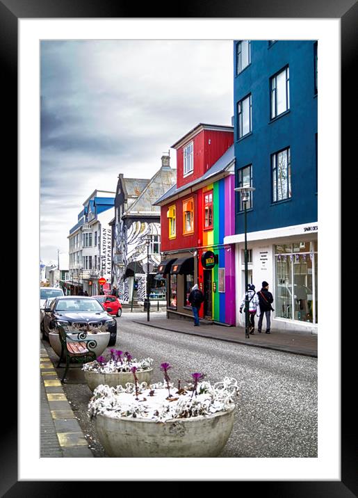 Vibrant and cold Framed Mounted Print by Garry Quinn