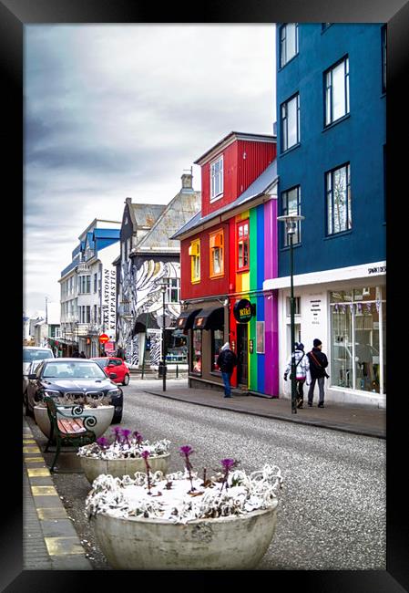 Vibrant and cold Framed Print by Garry Quinn