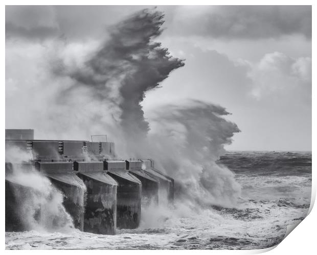 The morning after Storm Katie Print by Sue MacCallum- Stewart