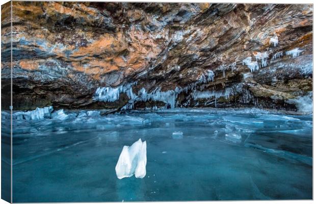 The Ice Grotto Canvas Print by Svetlana Korneliuk