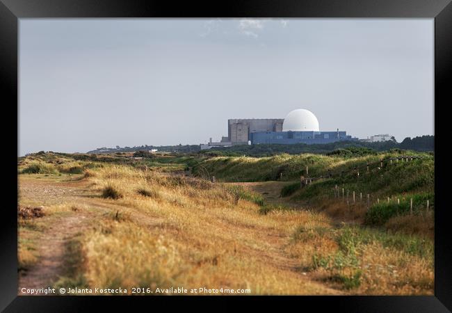 Sizewell nuclear power station Framed Print by Jolanta Kostecka