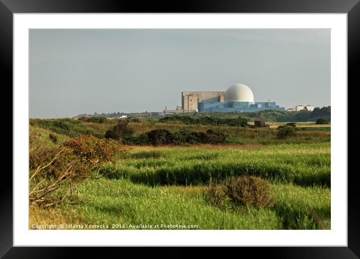 Sizewell nuclear power station Framed Mounted Print by Jolanta Kostecka