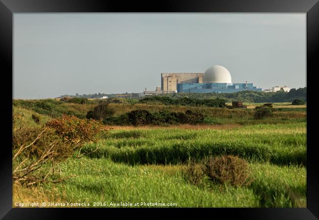 Sizewell nuclear power station Framed Print by Jolanta Kostecka
