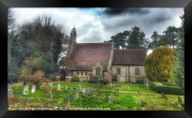 Halstead Church Kent  Framed Print by Framemeplease UK