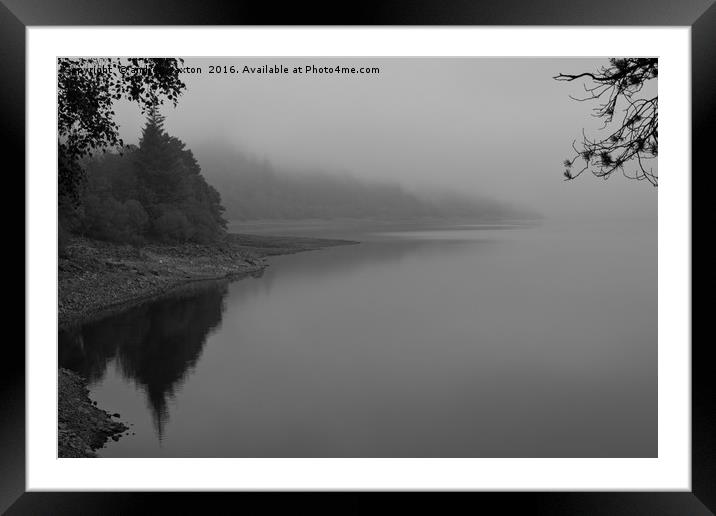 FOGS HERE Framed Mounted Print by andrew saxton