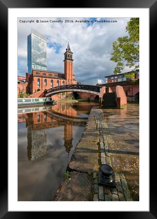 Castlefield, Manchester Framed Mounted Print by Jason Connolly