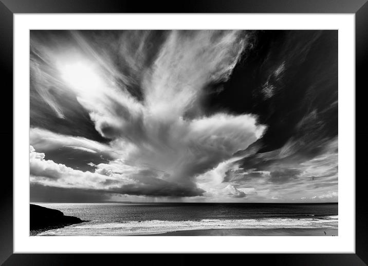 Channel storm Framed Mounted Print by Andrew Richards