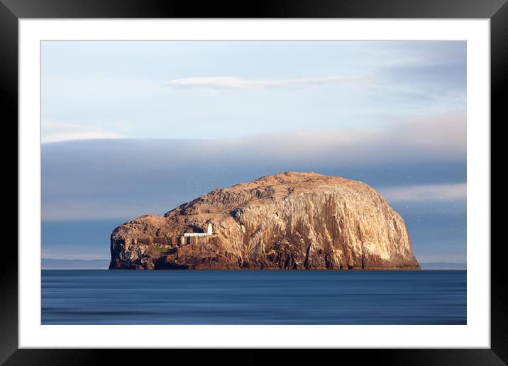 The Bass Rock. Framed Mounted Print by Tommy Dickson