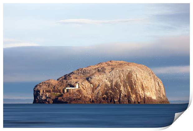The Bass Rock. Print by Tommy Dickson