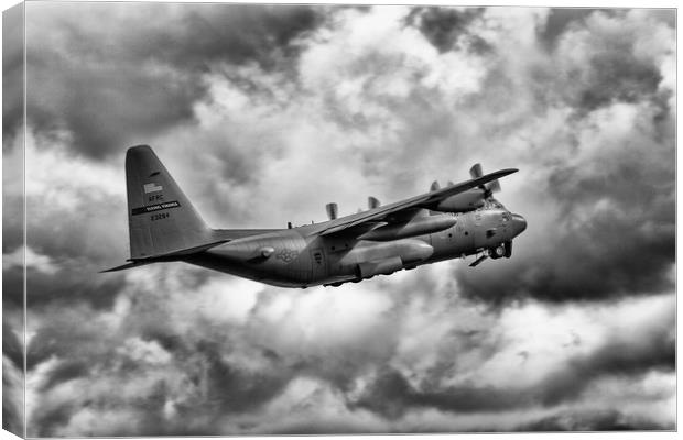Lockheed Martin C-130 H Hercules Canvas Print by Derek Beattie